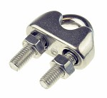 Kabelklem RVS U-beugel 6 mm